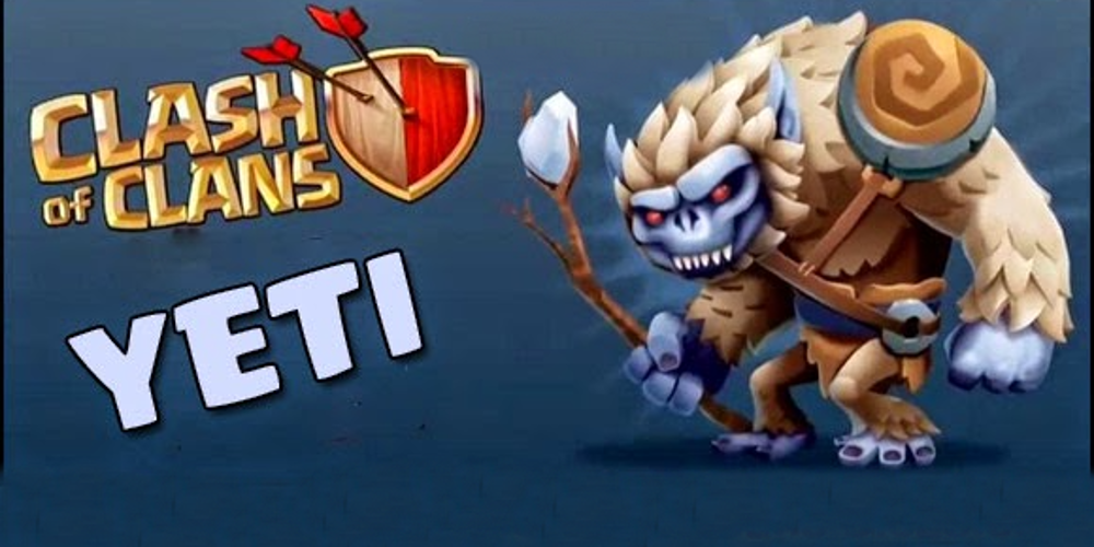 Clash of Clans yeti cheracter